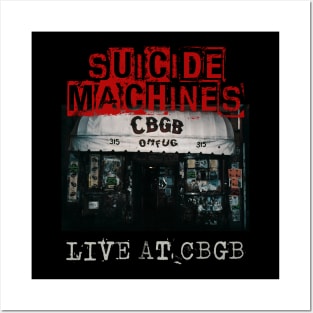 suicide machine live at cbgb Posters and Art